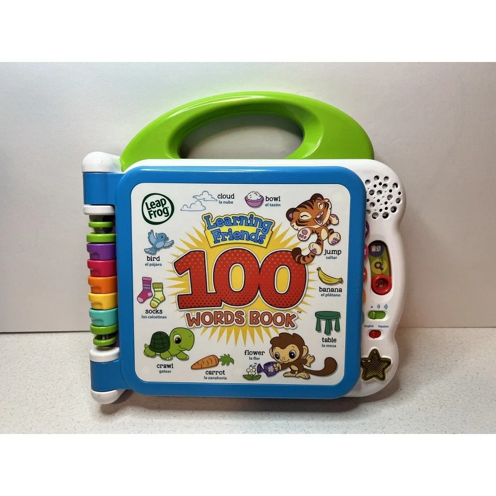 LeapFrog Learning Friends 100 Words Electronic Book Toddler Toy TESTED Works